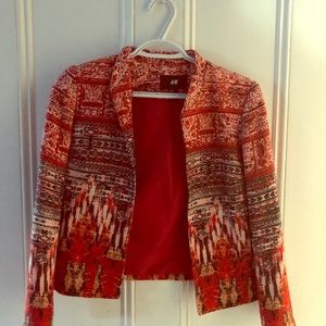 Red blazer
